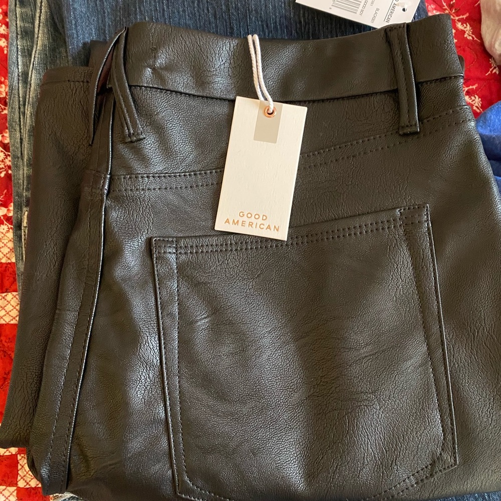 Faux Leather Pants
